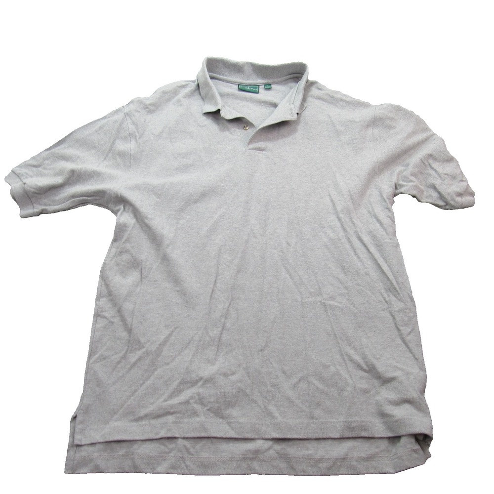 Outer Banks Polo Shirt Mens XL Gray‎ 100% Cotton Short Sleeve Casual Classic